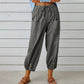 💎 Pantalon Ample Droit à Jambe Large pour Femmes – Coton & Lin Respirant, Coupe Flatteuse & Poches Pratiques 👖