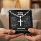⏳Spécial à durée limitée⏰Collier Homme Pendentif Croix Acier Inox – Boîte Cadeau Incluse✝️
