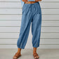 💎 Pantalon Ample Droit à Jambe Large pour Femmes – Coton & Lin Respirant, Coupe Flatteuse & Poches Pratiques 👖