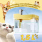 🔥 50% DE RÉDUCTION ! ✨ Fontaine à Eau Automatique pour Animaux - 1.5L Capacité, Fonctionnement Silencieux, Écoulement Continu Stimulant l'Hydratation 🐱💧