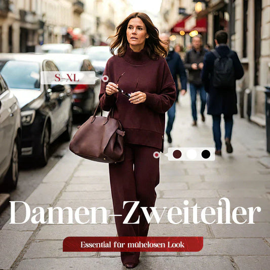 ⏳Limited-time 50% off⏰High-Neck Side-Zip Sweatshirt & Pants Set 👚👖