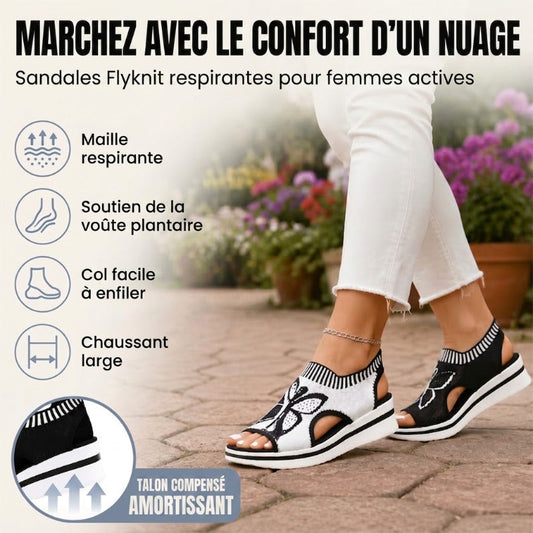 👡 Soldes 2026 — Plus de 22 000 vendus!🔥 Sandales Plates à Bout Ouvert – Confort Estival ☀️