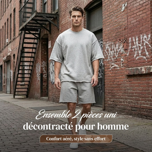 👕50 % DE RÉDUCTION 🏃 | Ensemble de sport sans manches pour homme – Coupe décontractée et évacuation de l'humidité