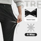 👖Pantalon slim décontracté pour homme, couleur unie + ceinture