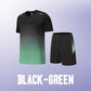 Ensemble de sport homme – T-shirt et short amples, respirants et à séchage rapide