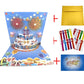 📢📢50% de réduction ! Carte d’Anniversaire Magique – Gâteau 3D, Musique & Feux d’Artifice en un Souffle 🎂🎇