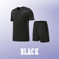 Ensemble de sport homme – T-shirt et short amples, respirants et à séchage rapide