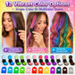 📢📢40 % DE RÉDUCTION !! ⏰ Kit Craies Capillaires – 12 Couleurs Éclatantes, Lavable & Applicateur Facile pour Fêtes & Photos.