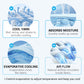 🔥Offre spéciale été ! 1 acheté = 1 offert !⚡Plus de 50 000 vendus !❄️Serviette rafraîchissante anti-transpiration à utiliser partout et à tout moment ! Réutilisable, douce, absorbante et rafraîchissante.