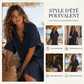 🔥 Soldes Mi-Saison : −50 % jusqu'à épuisement ! ⏰🌿 Robe Maxi Unie – L’Essentiel Épuré pour une Élégance au Quotidien