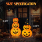 🎃 60% DE RÉDUCTION ! 🎁 Citrouilles Halloween Pliables - Décorations Réutilisables sans Stockage, Résistantes aux Intempéries pour Extérieur/Intérieur 🏠✨