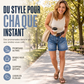 🩳🌸 OFFRE LIMITÉE -50% | Bermuda en Jean Taille Mi-Haute Femme – Denim Stretch Confort, Coupe Flatteuse & Poches Pratiques ✨