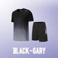 Ensemble de sport homme – T-shirt et short amples, respirants et à séchage rapide