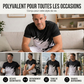 👔💼 PROMO -50% ! Portefeuille Long Slim Homme – Design Ultra-Fin Élégant, Grande Capacité Multi-Compartiments, Cuir Premium, Cadeau Idéal · 2 Coloris Noir & Café ✨