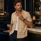 ☀️ 51% DE RÉDUCTION ! 👔 Chemise Homme Imprimé Géométrique – Mélange – Coupe Ample & Douceur Été for Vacances