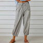 💎 Pantalon Ample Droit à Jambe Large pour Femmes – Coton & Lin Respirant, Coupe Flatteuse & Poches Pratiques 👖