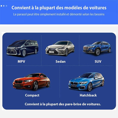 ☀️Pare-soleil pour voiture – Protection efficace contre la chaleur et les UV, pare-soleil pliable pour pare-brise