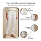 💎 60% DE RÉDUCTION ! 💎 Pantalon Décontracté à Jambe Droite – Coton & Lin Respirant, Taille Élastiquée & 6 Couleurs Disponibles 🌿👖