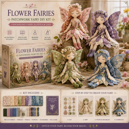✨-50% Aujourd’hui 🧚‍♀️ Kit DIY Patchwork Féerique