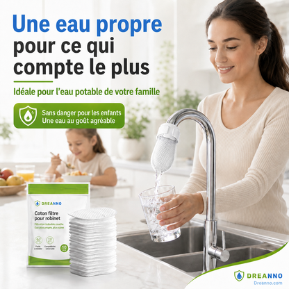 🧼 💧 Un acheté, un offert 🎁 Filtre de robinet anti-éclaboussures — Rotation à 360° Élimine la rouille et les dépôts, réduit le chlore résiduel ✨