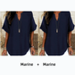 👕 50% DE RÉDUCTION! 🌸 Top Ample Uni à Manches Courtes – Tissu Léger, Coupe Décontractée & Polyvalent ✨