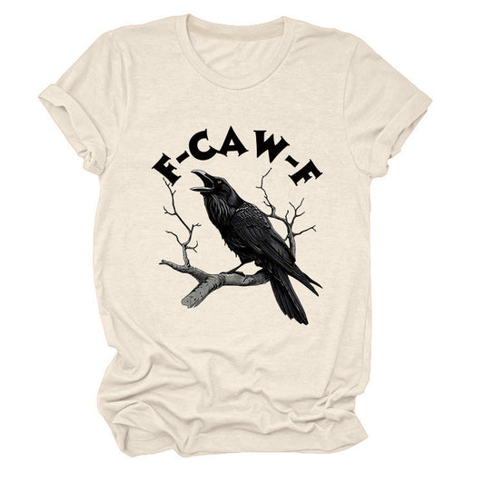 T-shirt Corbeau Amusant F-Caw-F