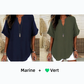 👕 50% DE RÉDUCTION! 🌸 Top Ample Uni à Manches Courtes – Tissu Léger, Coupe Décontractée & Polyvalent ✨