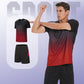 Ensemble de sport homme – T-shirt et short amples, respirants et à séchage rapide
