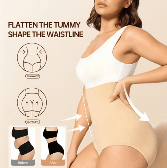 🎁Dernier jour - 1 acheté, 1 offert🎉Culotte gainante taille haute pour un ventre plat