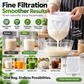 🥛 ACHETEZ 1, OBTENEZ 1 GRATUIT! 🌿 Sac filtrant alimentaire – Nylon, maille haute densité & réutilisable ✨