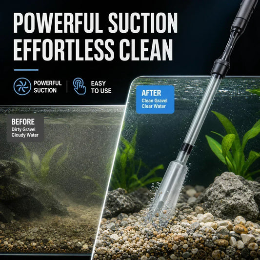 💚🐠 -50% ! 🌊Aspirateur électrique – Gravier propre & eau fraîche.