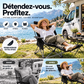 🔥 50% DE RÉDUCTION ! 🪑 Fauteuil inclinable pliable à 4 positions + repose-jambes