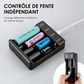 📢📢50% de réduction ! ✨ Testeur de Batteries Universel – Vérifie Piles AA, AAA, 9V, Bouton & Plus en 3 Secondes ! Compact, Précis, Sans Pile ! 🔋⏱️