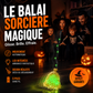 🎃 SOLDES 2026 : 50% DE RÉDUCTION ! 🧹 Balai de Sorcière Électrique Animé – LED Verte & Rire Sinistre for Décor Halloween Porte d'Entrée & Intérieur 👻