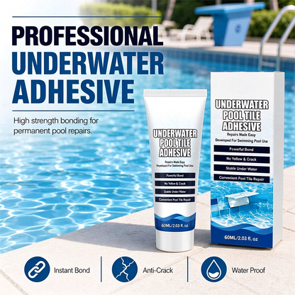 💧 PROMO FLASH : 50 % DE RÉDUCTION ! Adhésif sous-marin haute résistance pour carreaux de piscine, à prise rapide et antifissures, pour réparer vos carreaux sans vider la piscine ✨