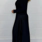 🔥Promotion Black Friday 50 % DE RÉDUCTION🔥Robe plissée à col rond élégante et raffinée pour femme