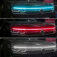 🚗 50% DE RÉDUCTION! 💡 Éclairage LED pour Capot – Scan Start dynamique, 12V universel & silicone – 1,2/1,5/1,8 m – Blanc/Bleu/Rouge ✨