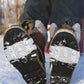 🧤 50% DE RÉDUCTION AUJOURD'HUI! ✨ Couvre-chaussures Antidérapants à 5 Griffes pour l'Extérieur - Semelle en Caoutchouc avec Griffes Réglables pour Randonnée & Glace ❄️🥾