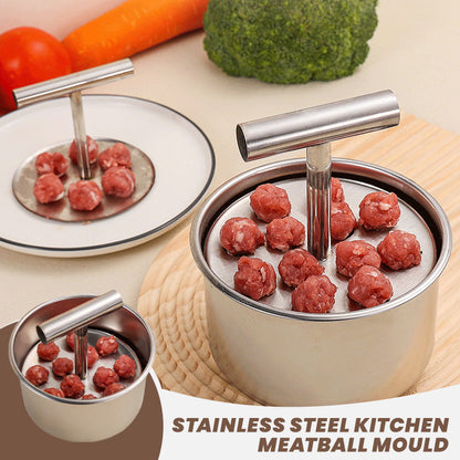 🔥Promotion exceptionnelle🔥Moule à boulettes de viande en acier inoxydable pour la cuisine
