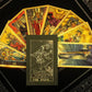 📢📢50% DE RÉDUCTION ! 🌙✨ Jeu de Tarot « Witchy Cauldron » Rose Gold – 78 Cartes Feuille d’Aluminium + Livre Guide Inclus ⚡