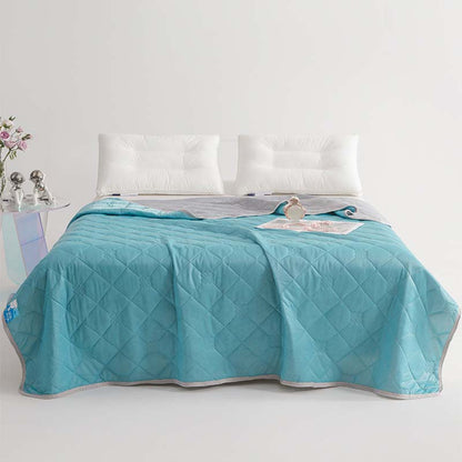 📢📢50 % DE RÉDUCTION❄️Couette d'été rafraîchissante, imprimée, lavable et respirante💤