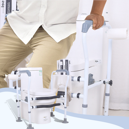 🚿 PROMO FLASH : 50% DE RÉDUCTION ! Barres d'Appui de Sécurité pour Toilettes – Hauteur Réglable & Ventouses Antidérapantes for Soutien Fiable au Quotidien 🛡️✨