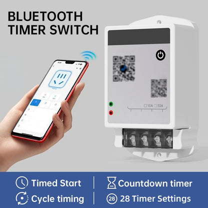 ⏰ 50% OFF NOW! ✨ Bluetooth Programmable Smart Timer Switch - Voice Control & Remote Scheduling for Home Automation 📱🏠