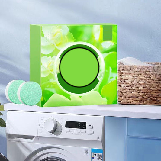 📢🌸Achetez-en 3  obtenez-en 2 gratuitement✨ Nettoyez en Profondeur & Parfumez – 12 Tablettes Pour Une Machine Impeccable