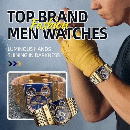 ⌚ 60% DE RÉDUCTION ! 🎉 Montre Homme de Luxe – Style Élégant, Résistante à l‘Eau & Durable 💎📦