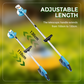 🌿✂️ PROMO FLASH 50% ! Kit Taille-Bordures Sans Fil – 3 Lames Interchangeables, Moteur Cuivre, Poignée Télescopique, 2 Couleurs, Parfait pour Pelouse & Jardin 🔧