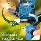 🌿✂️ PROMO FLASH 50% ! Kit Taille-Bordures Sans Fil – 3 Lames Interchangeables, Moteur Cuivre, Poignée Télescopique, 2 Couleurs, Parfait pour Pelouse & Jardin 🔧