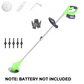 🌿✂️ PROMO FLASH 50% ! Kit Taille-Bordures Sans Fil – 3 Lames Interchangeables, Moteur Cuivre, Poignée Télescopique, 2 Couleurs, Parfait pour Pelouse & Jardin 🔧