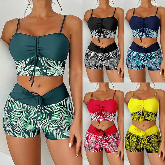 👙 OFFRE SPÉCIALE – 50% ! 💞 Ensemble Maillot de Bain Deux Pièces Imprimé – Nouveau Design 2026 – Taille Haute, Tissu Extensible Séchage Rapide – Parfait pour la Plage ou la Piscine ☀️🌊✨