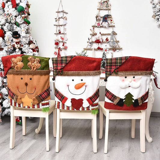 🪑Housse de Chaise de Noël Festive 🎅✨